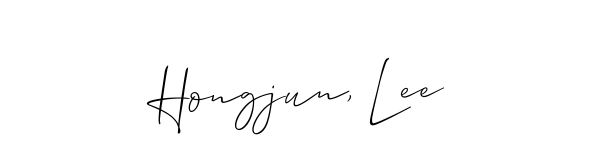 See photos of Hongjun, Lee official signature by Spectra . Check more albums & portfolios. Read reviews & check more about Allison_Script font. Hongjun, Lee signature style 2 images and pictures png