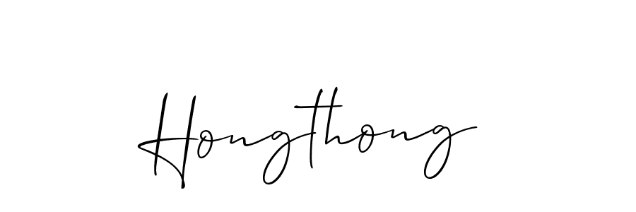 Make a beautiful signature design for name Hongthong. Use this online signature maker to create a handwritten signature for free. Hongthong signature style 2 images and pictures png