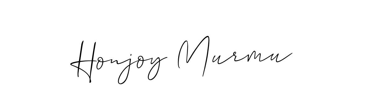Make a short Honjoy Murmu signature style. Manage your documents anywhere anytime using Allison_Script. Create and add eSignatures, submit forms, share and send files easily. Honjoy Murmu signature style 2 images and pictures png