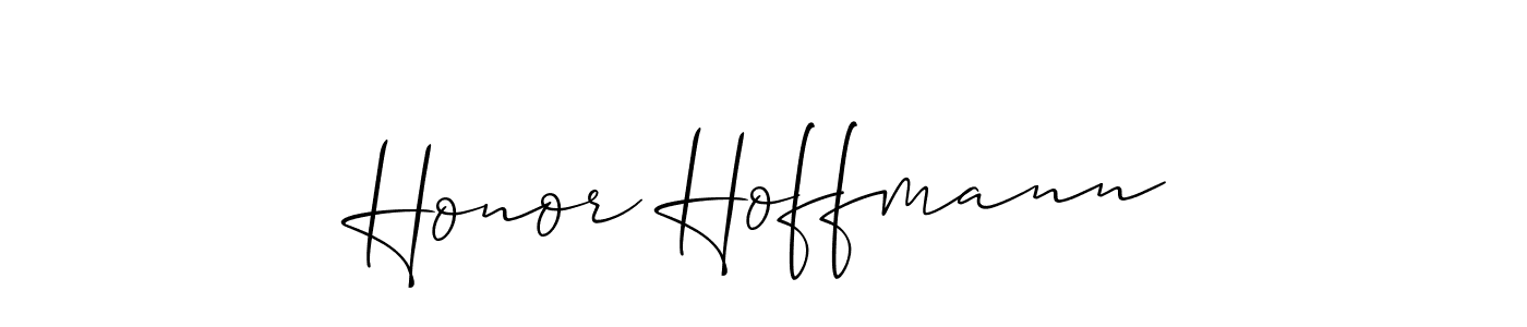 How to Draw Honor Hoffmann signature style? Allison_Script is a latest design signature styles for name Honor Hoffmann. Honor Hoffmann signature style 2 images and pictures png