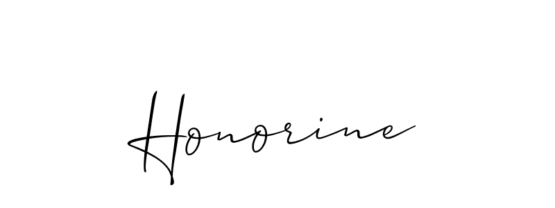 It looks lik you need a new signature style for name Honorine. Design unique handwritten (Allison_Script) signature with our free signature maker in just a few clicks. Honorine signature style 2 images and pictures png