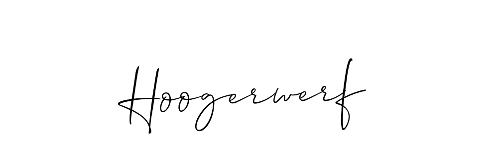 Once you've used our free online signature maker to create your best signature Allison_Script style, it's time to enjoy all of the benefits that Hoogerwerf name signing documents. Hoogerwerf signature style 2 images and pictures png