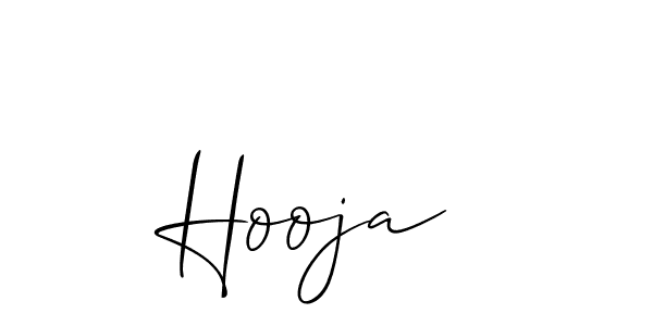 It looks lik you need a new signature style for name Hooja . Design unique handwritten (Allison_Script) signature with our free signature maker in just a few clicks. Hooja  signature style 2 images and pictures png