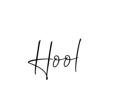 Use a signature maker to create a handwritten signature online. With this signature software, you can design (Allison_Script) your own signature for name Hool. Hool signature style 2 images and pictures png