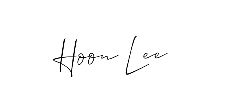 Similarly Allison_Script is the best handwritten signature design. Signature creator online .You can use it as an online autograph creator for name Hoon Lee. Hoon Lee signature style 2 images and pictures png