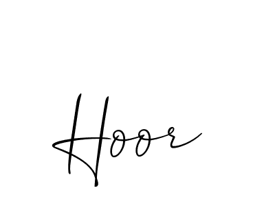 You should practise on your own different ways (Allison_Script) to write your name (Hoor) in signature. don't let someone else do it for you. Hoor signature style 2 images and pictures png