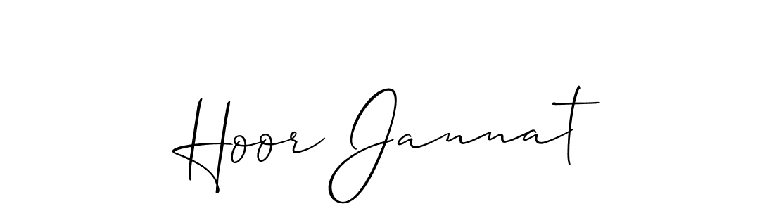 It looks lik you need a new signature style for name Hoor Jannat. Design unique handwritten (Allison_Script) signature with our free signature maker in just a few clicks. Hoor Jannat signature style 2 images and pictures png