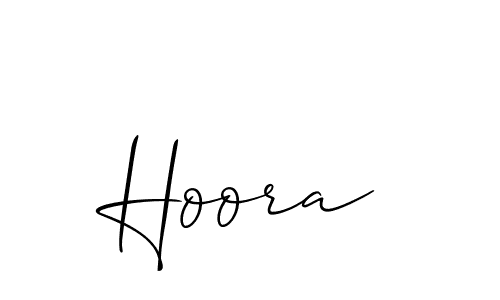 How to make Hoora name signature. Use Allison_Script style for creating short signs online. This is the latest handwritten sign. Hoora signature style 2 images and pictures png