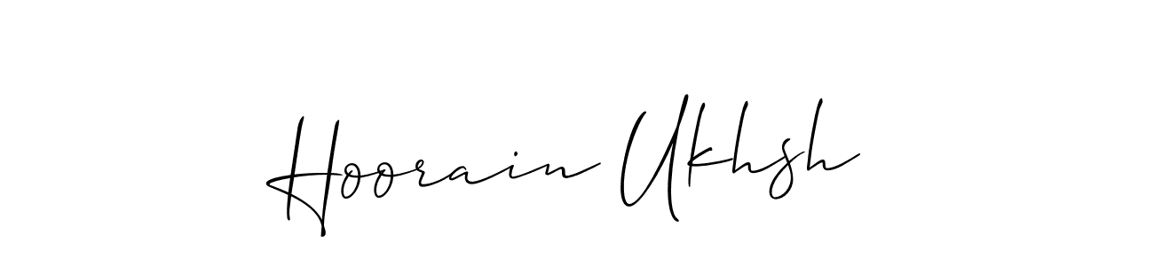 You can use this online signature creator to create a handwritten signature for the name Hoorain Ukhsh. This is the best online autograph maker. Hoorain Ukhsh signature style 2 images and pictures png