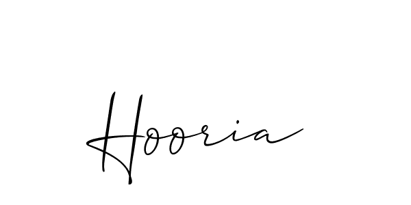 Best and Professional Signature Style for Hooria. Allison_Script Best Signature Style Collection. Hooria signature style 2 images and pictures png