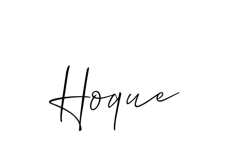 It looks lik you need a new signature style for name Hoque. Design unique handwritten (Allison_Script) signature with our free signature maker in just a few clicks. Hoque signature style 2 images and pictures png