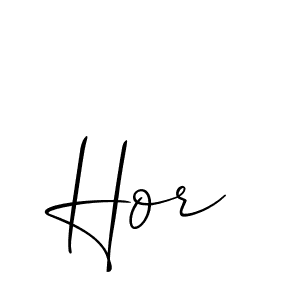 Make a beautiful signature design for name Hor. Use this online signature maker to create a handwritten signature for free. Hor signature style 2 images and pictures png