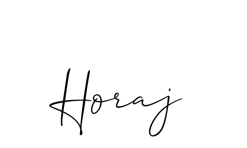 Similarly Allison_Script is the best handwritten signature design. Signature creator online .You can use it as an online autograph creator for name Horaj. Horaj signature style 2 images and pictures png