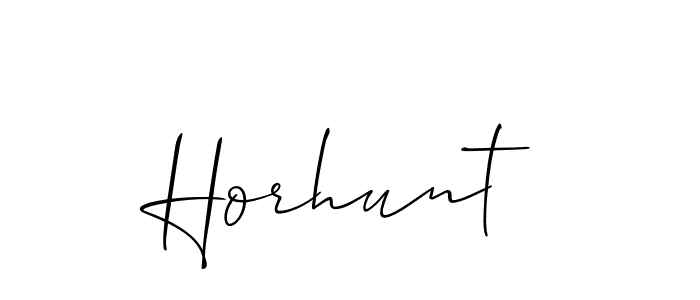Make a short Horhunt signature style. Manage your documents anywhere anytime using Allison_Script. Create and add eSignatures, submit forms, share and send files easily. Horhunt signature style 2 images and pictures png