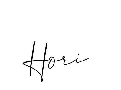 Also You can easily find your signature by using the search form. We will create Hori name handwritten signature images for you free of cost using Allison_Script sign style. Hori signature style 2 images and pictures png