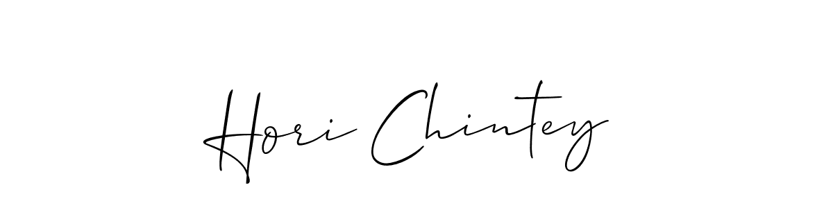 How to make Hori Chintey signature? Allison_Script is a professional autograph style. Create handwritten signature for Hori Chintey name. Hori Chintey signature style 2 images and pictures png