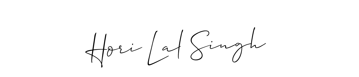 Once you've used our free online signature maker to create your best signature Allison_Script style, it's time to enjoy all of the benefits that Hori Lal Singh name signing documents. Hori Lal Singh signature style 2 images and pictures png