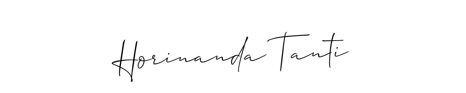 Once you've used our free online signature maker to create your best signature Allison_Script style, it's time to enjoy all of the benefits that Horinanda Tanti name signing documents. Horinanda Tanti signature style 2 images and pictures png