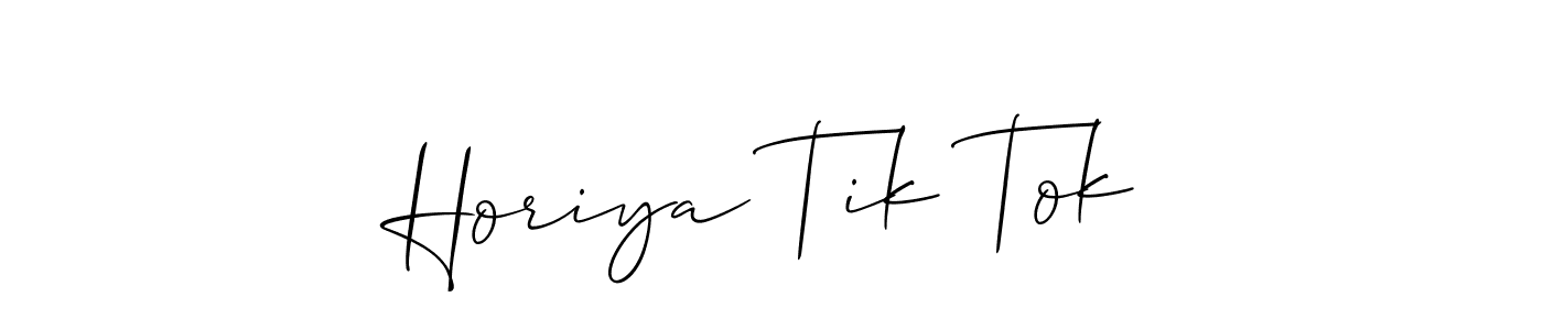 Make a short Horiya Tik Tok signature style. Manage your documents anywhere anytime using Allison_Script. Create and add eSignatures, submit forms, share and send files easily. Horiya Tik Tok signature style 2 images and pictures png