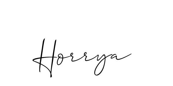 You should practise on your own different ways (Allison_Script) to write your name (Horrya) in signature. don't let someone else do it for you. Horrya signature style 2 images and pictures png