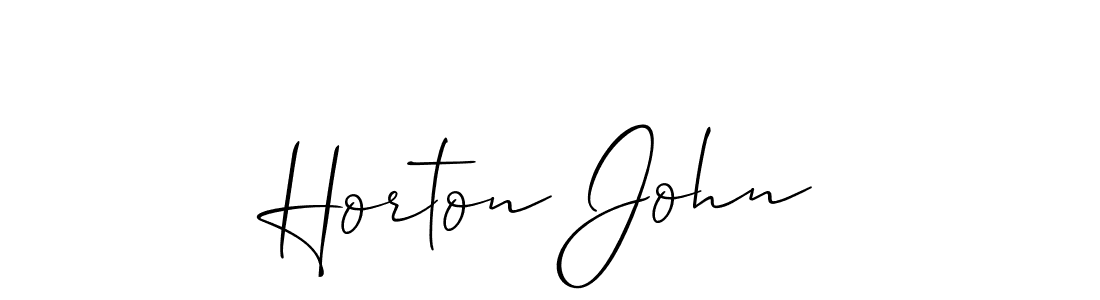 Horton John stylish signature style. Best Handwritten Sign (Allison_Script) for my name. Handwritten Signature Collection Ideas for my name Horton John. Horton John signature style 2 images and pictures png