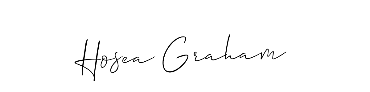 How to Draw Hosea Graham signature style? Allison_Script is a latest design signature styles for name Hosea Graham. Hosea Graham signature style 2 images and pictures png