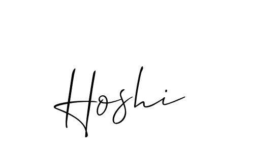 if you are searching for the best signature style for your name Hoshi. so please give up your signature search. here we have designed multiple signature styles  using Allison_Script. Hoshi signature style 2 images and pictures png