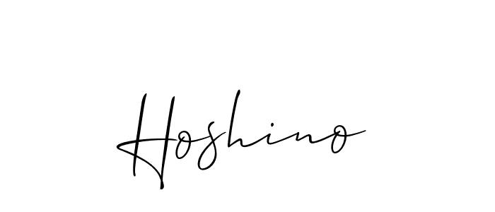 How to make Hoshino name signature. Use Allison_Script style for creating short signs online. This is the latest handwritten sign. Hoshino signature style 2 images and pictures png
