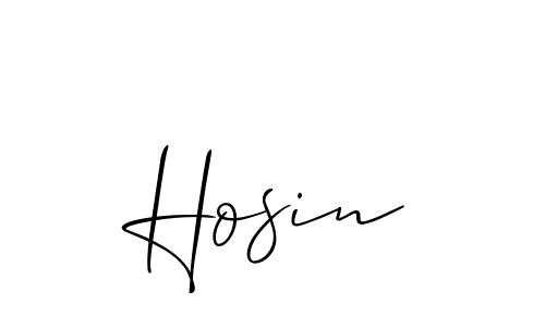 if you are searching for the best signature style for your name Hosin. so please give up your signature search. here we have designed multiple signature styles  using Allison_Script. Hosin signature style 2 images and pictures png