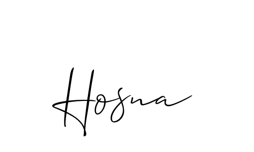 How to Draw Hosna signature style? Allison_Script is a latest design signature styles for name Hosna. Hosna signature style 2 images and pictures png