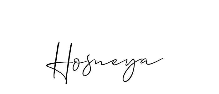 Best and Professional Signature Style for Hosneya. Allison_Script Best Signature Style Collection. Hosneya signature style 2 images and pictures png