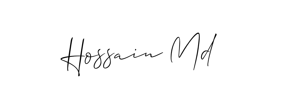 Hossain Md stylish signature style. Best Handwritten Sign (Allison_Script) for my name. Handwritten Signature Collection Ideas for my name Hossain Md. Hossain Md signature style 2 images and pictures png