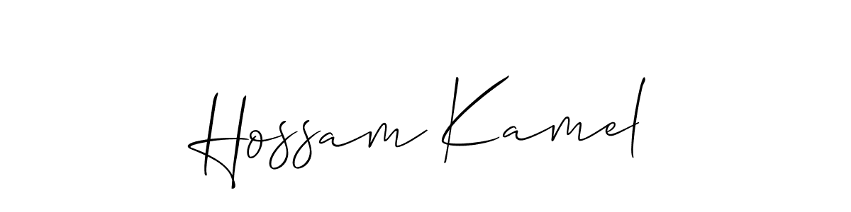 Make a beautiful signature design for name Hossam Kamel. Use this online signature maker to create a handwritten signature for free. Hossam Kamel signature style 2 images and pictures png