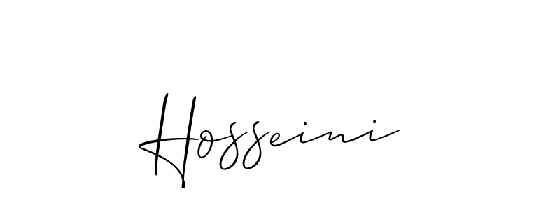How to make Hosseini name signature. Use Allison_Script style for creating short signs online. This is the latest handwritten sign. Hosseini signature style 2 images and pictures png