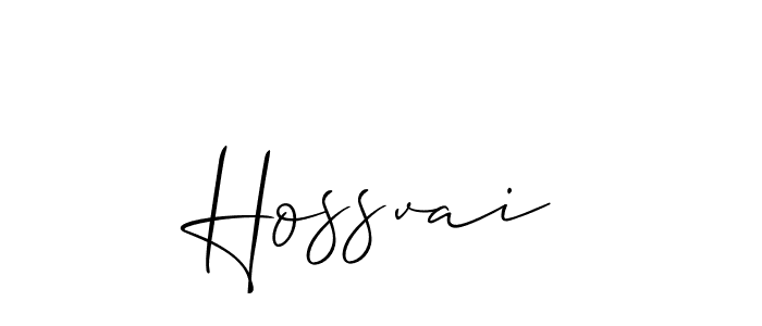 How to make Hossvai name signature. Use Allison_Script style for creating short signs online. This is the latest handwritten sign. Hossvai signature style 2 images and pictures png