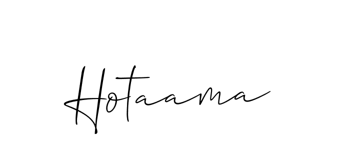 The best way (Allison_Script) to make a short signature is to pick only two or three words in your name. The name Hotaama include a total of six letters. For converting this name. Hotaama signature style 2 images and pictures png