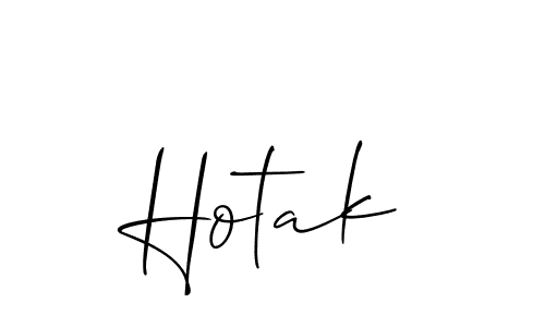 Make a beautiful signature design for name Hotak. Use this online signature maker to create a handwritten signature for free. Hotak signature style 2 images and pictures png