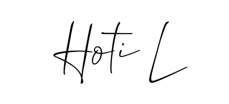 Elevate your brand with a stunning Hoti L eSignature. The Allison_Script style provides a balanced, flowing aesthetic for everyday signing. Hoti L signature style 2 images and pictures png