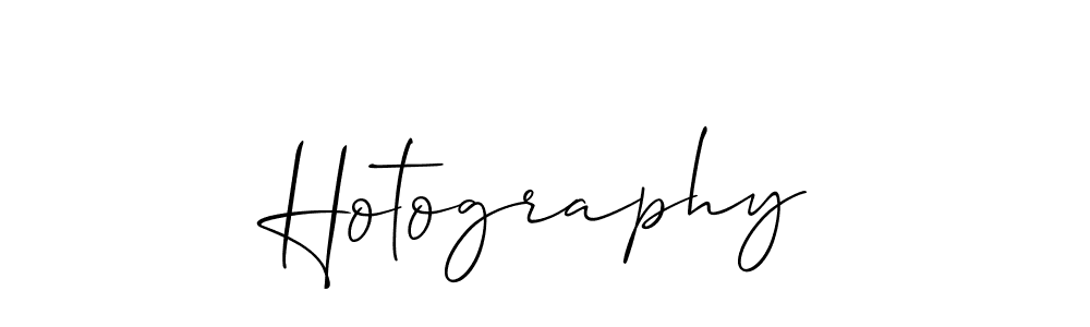 Allison_Script is a professional signature style that is perfect for those who want to add a touch of class to their signature. It is also a great choice for those who want to make their signature more unique. Get Hotography name to fancy signature for free. Hotography signature style 2 images and pictures png