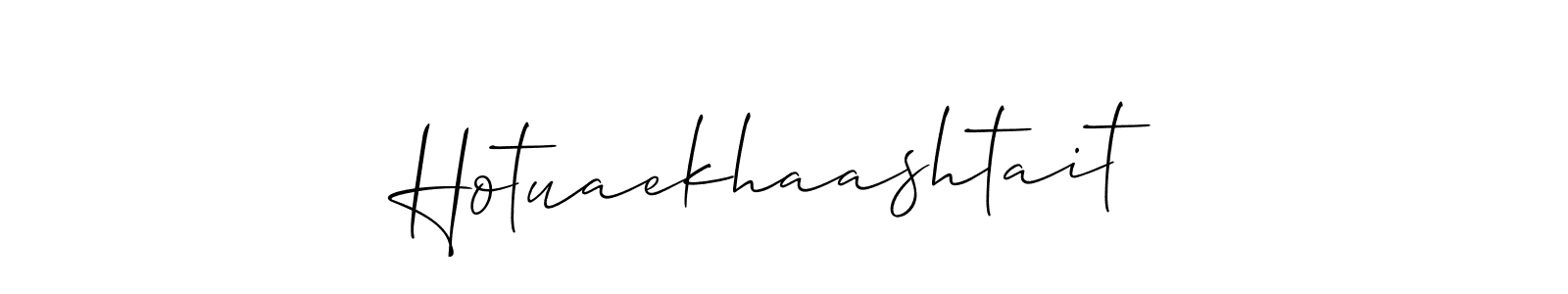 Also You can easily find your signature by using the search form. We will create Hotuaekhaashtait name handwritten signature images for you free of cost using Allison_Script sign style. Hotuaekhaashtait signature style 2 images and pictures png