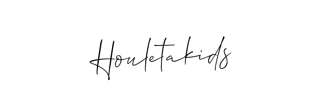 You can use this online signature creator to create a handwritten signature for the name Houletakids. This is the best online autograph maker. Houletakids signature style 2 images and pictures png