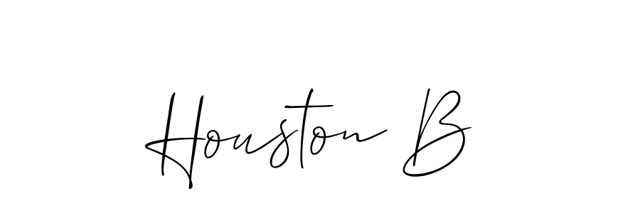 This is the best signature style for the Houston B name. Also you like these signature font (Allison_Script). Mix name signature. Houston B signature style 2 images and pictures png