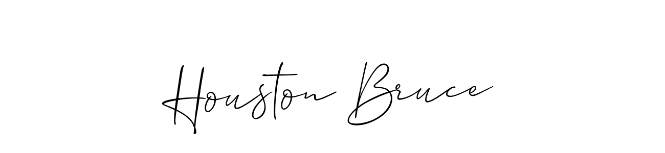Similarly Allison_Script is the best handwritten signature design. Signature creator online .You can use it as an online autograph creator for name Houston Bruce. Houston Bruce signature style 2 images and pictures png