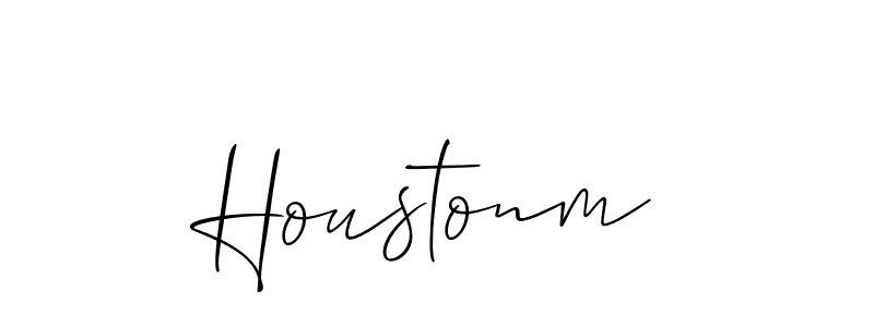 Make a beautiful signature design for name Houstonm. Use this online signature maker to create a handwritten signature for free. Houstonm signature style 2 images and pictures png