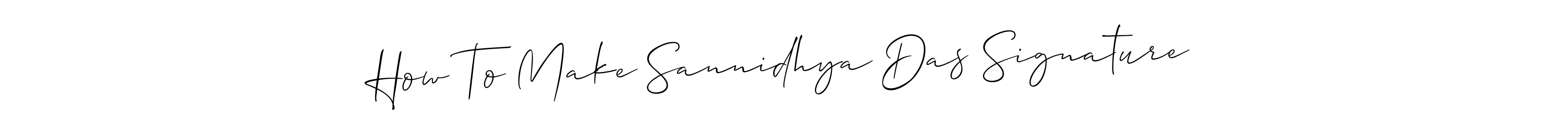 It looks lik you need a new signature style for name How To Make Sannidhya Das Signature. Design unique handwritten (Allison_Script) signature with our free signature maker in just a few clicks. How To Make Sannidhya Das Signature signature style 2 images and pictures png