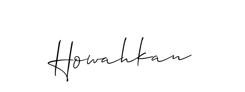 You can use this online signature creator to create a handwritten signature for the name Howahkan. This is the best online autograph maker. Howahkan signature style 2 images and pictures png