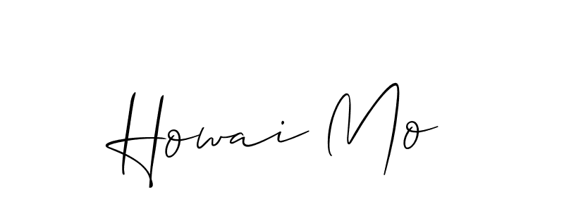 Once you've used our free online signature maker to create your best signature Allison_Script style, it's time to enjoy all of the benefits that Howai Mo name signing documents. Howai Mo signature style 2 images and pictures png