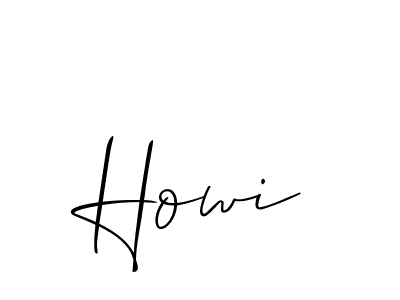 How to Draw Howi signature style? Allison_Script is a latest design signature styles for name Howi. Howi signature style 2 images and pictures png