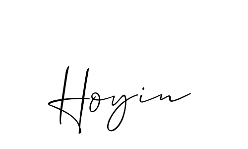 Make a beautiful signature design for name Hoyin. Use this online signature maker to create a handwritten signature for free. Hoyin signature style 2 images and pictures png