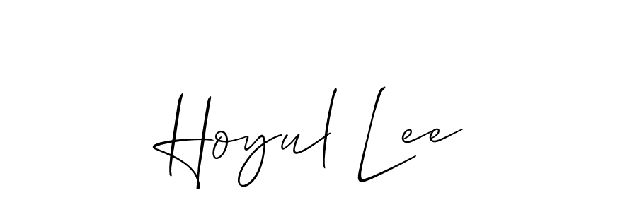 See photos of Hoyul Lee official signature by Spectra . Check more albums & portfolios. Read reviews & check more about Allison_Script font. Hoyul Lee signature style 2 images and pictures png